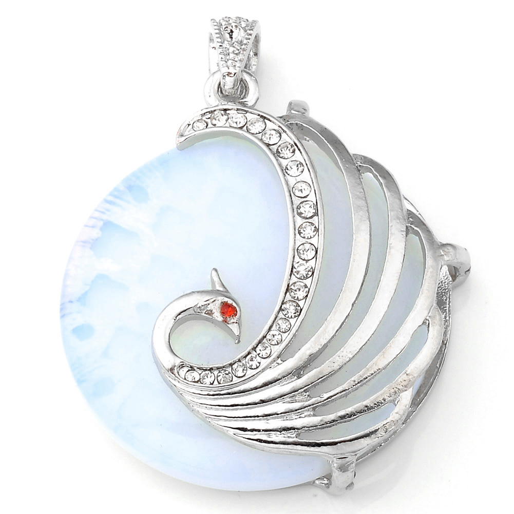 Phoenix Healing Chakra Pendant for Necklace, Opalite